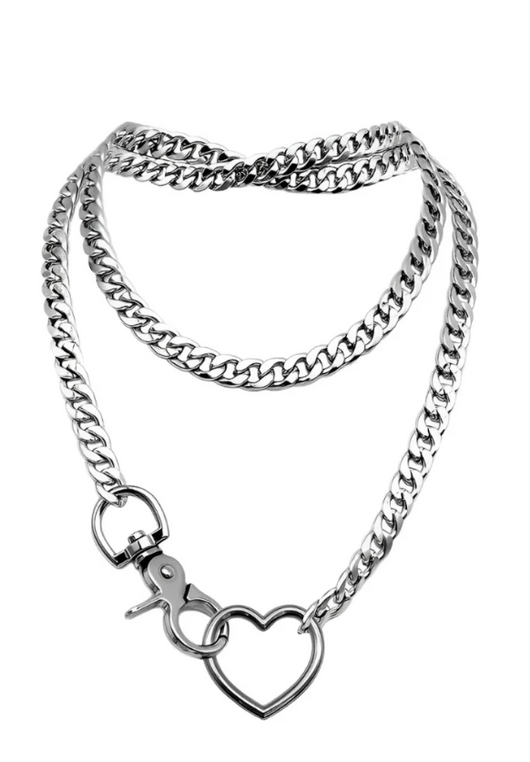 LinkedLove Heart Loop Choker