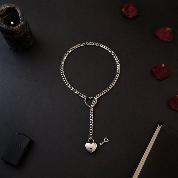LinkedLove heart lock chain